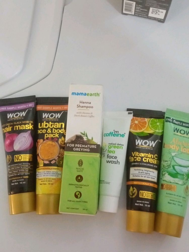 Hair And Skin Care Kit - Pack Of 6