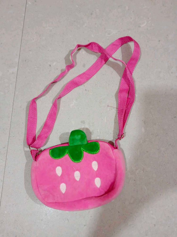 Strawberry Pink Sling Bag
