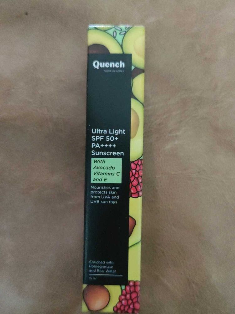 Quench Ultra Light SPF 50+ Sunscreen