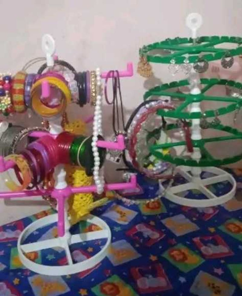 Beautiful Combo Bangle Stand With Earring Stan