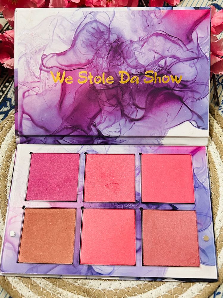 Recode Blush Palette 6 Vibrant Shades- &#34;