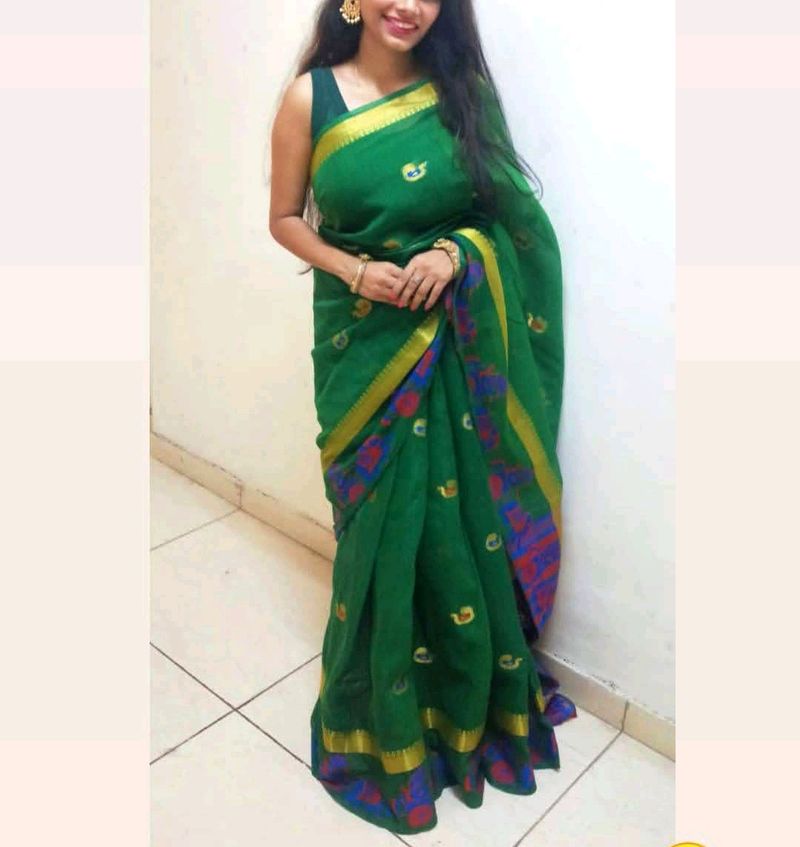 Green Saree
