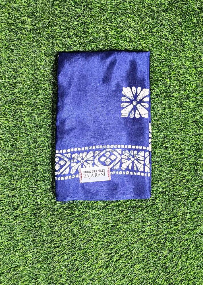 Replica Silk Saree - Navy Blue