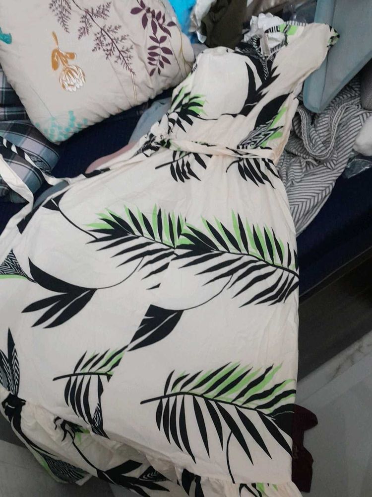 Tropical Print Sundress
