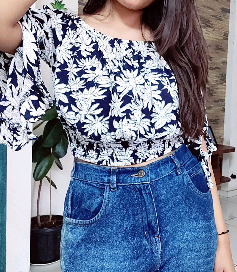 Floral Crop Top