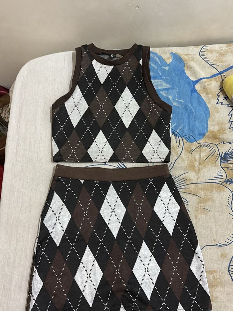 H&amp;M Skirt -XXS And Tank Top-XS