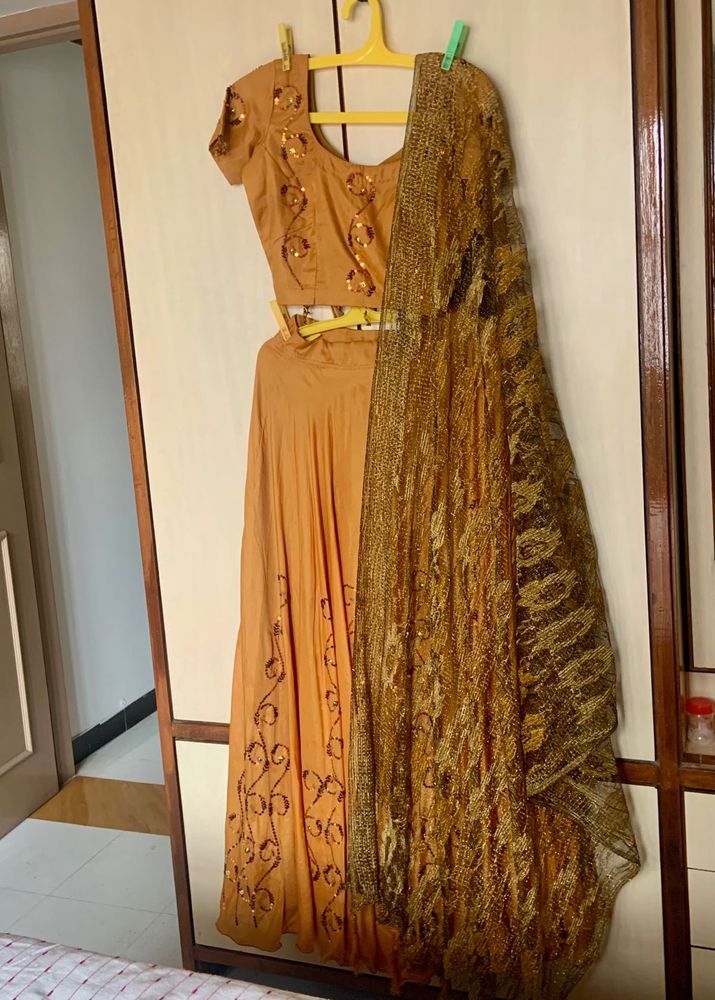 Tailormade Handwork Lehenga Choli Dupatta Set