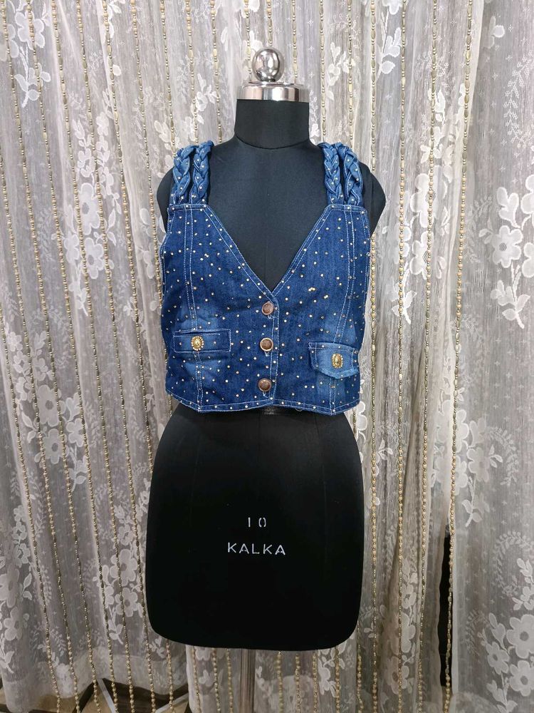Crop Denim Jacket