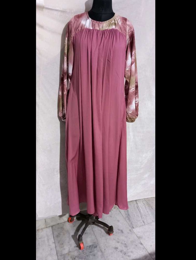 Beautiful Silk Crep Abaya Dress