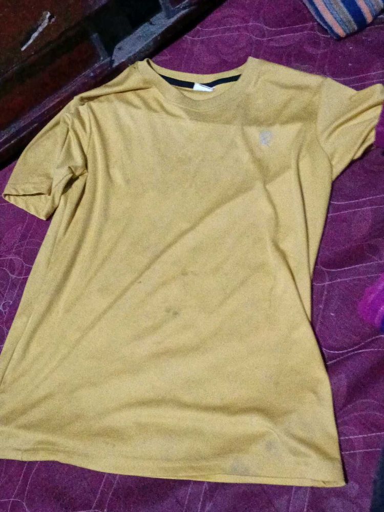 Casual Yellow T-Shirt