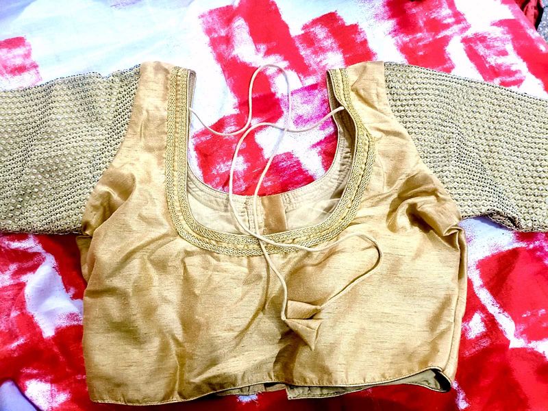 Shimmery Padded Blouse