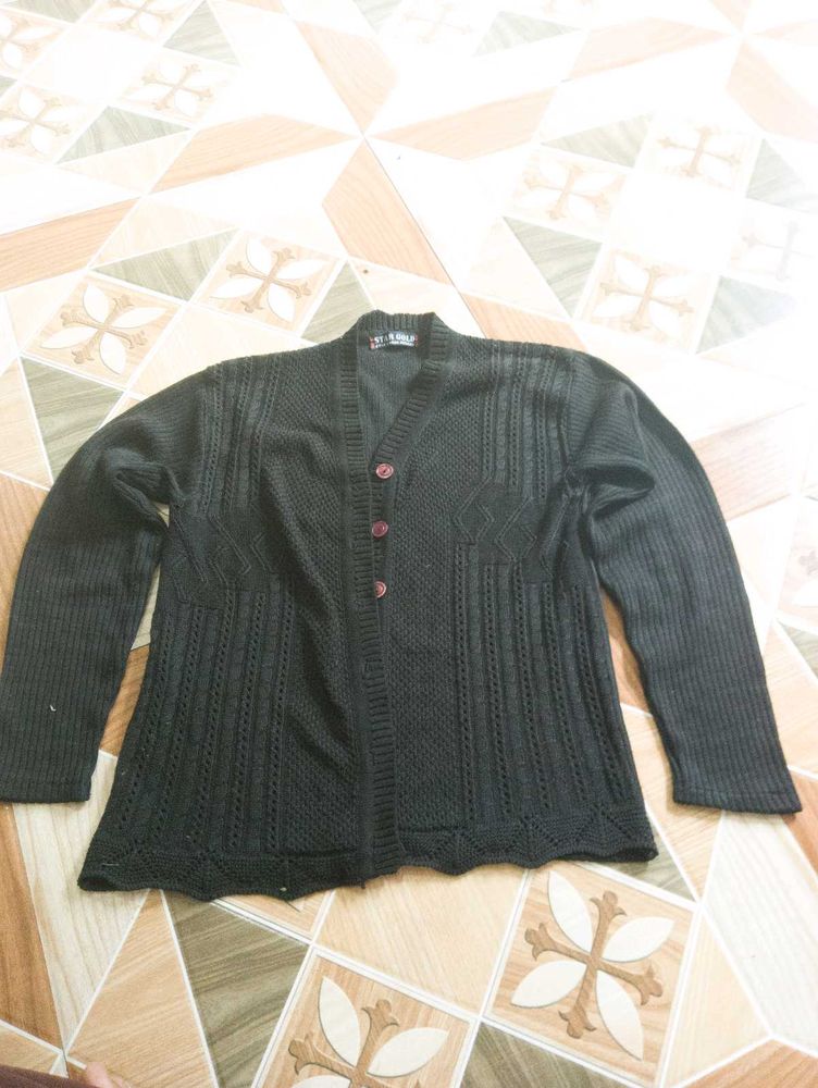 Classic Black Cardigan