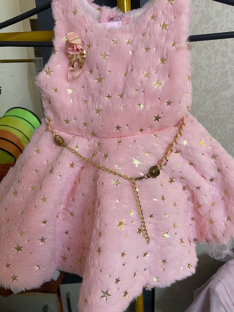 Pink Designer Frock