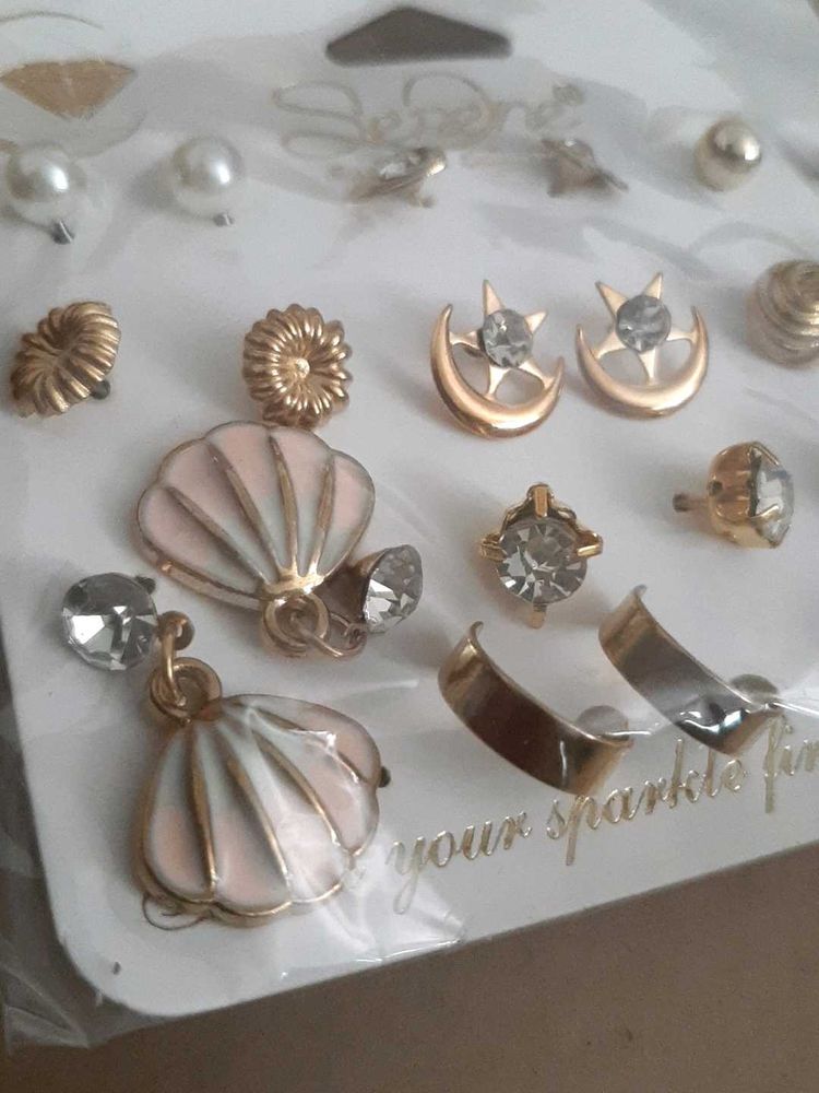 STYLISH EARRINGS SET OF 11