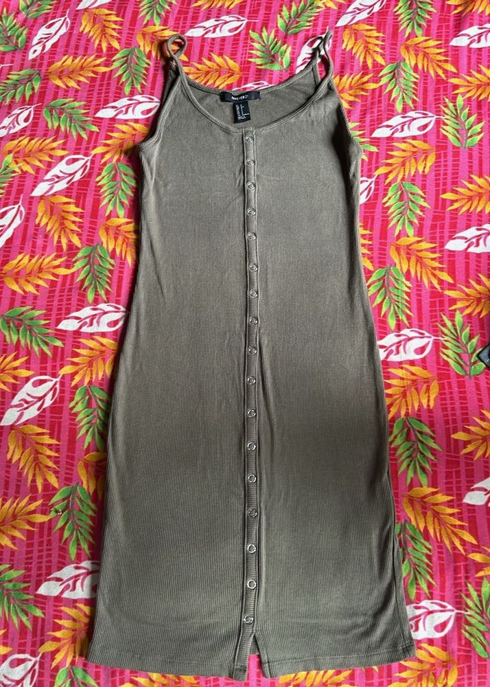 Forever 21 Olive Green Tank Dress