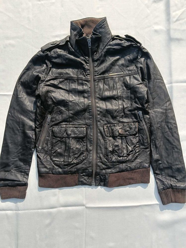 Stylish Black Leather Jacket