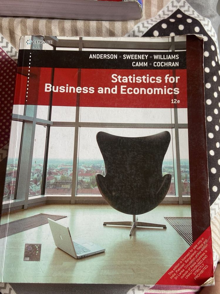 Statistics for Business &amp; Economics