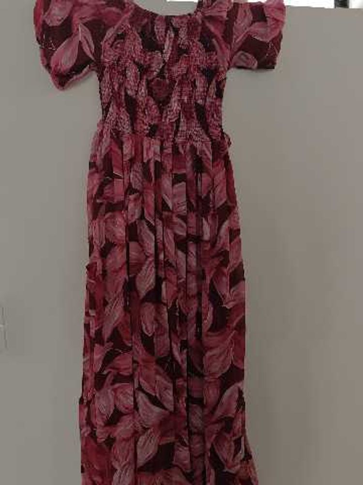 Floral Print Maxi Dress