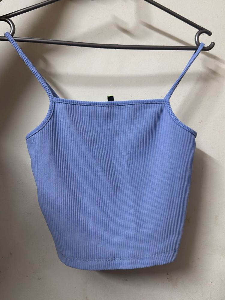 Ribbed crop top