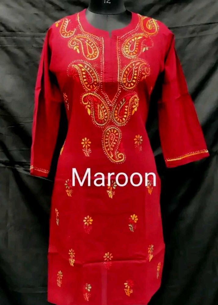 Elegant Maroon Kurta