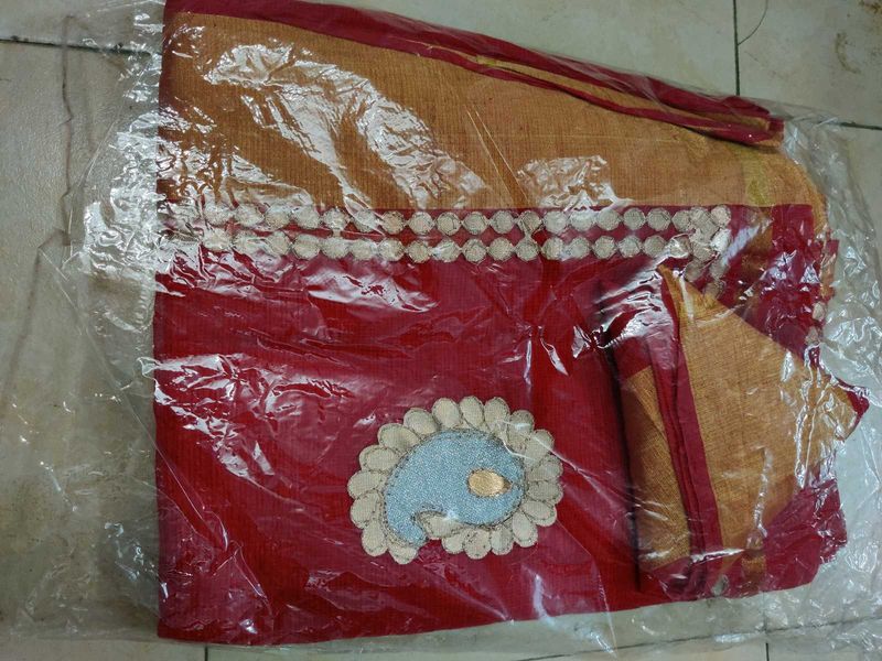 New Saare With Blouse Piece