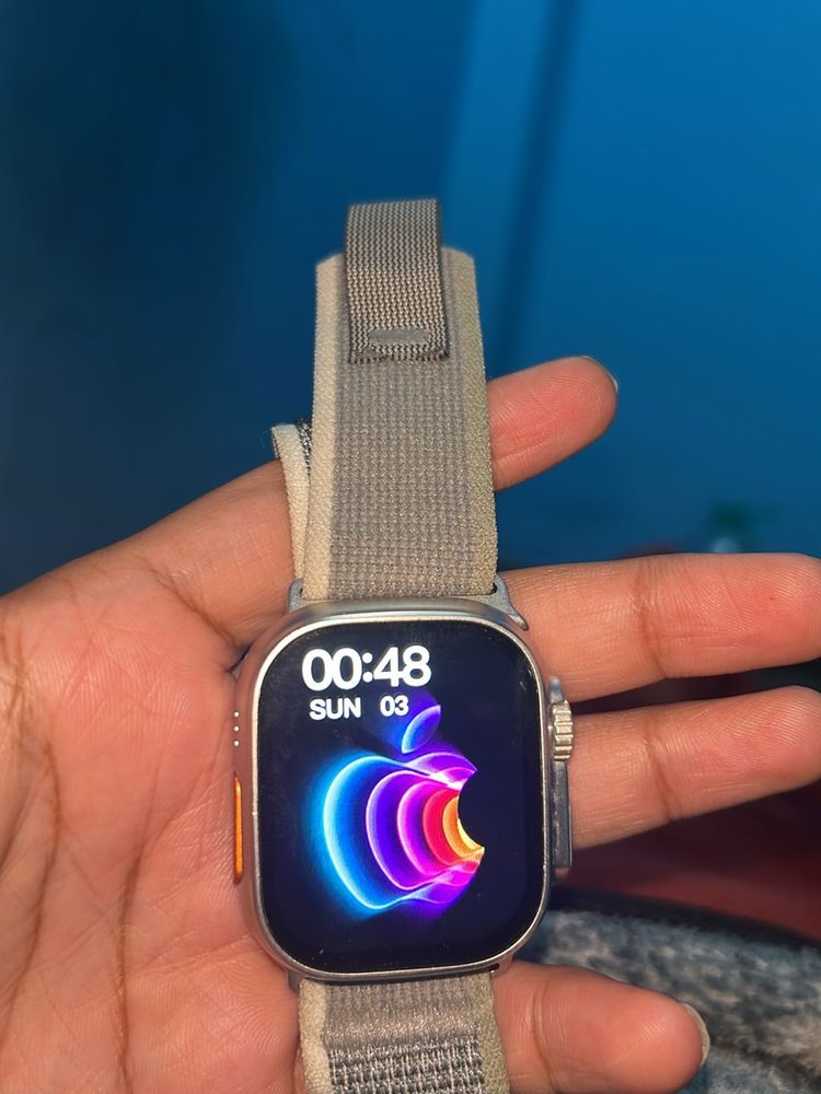 Apple Watch Copy Ulltra Og Packing Crown Working
