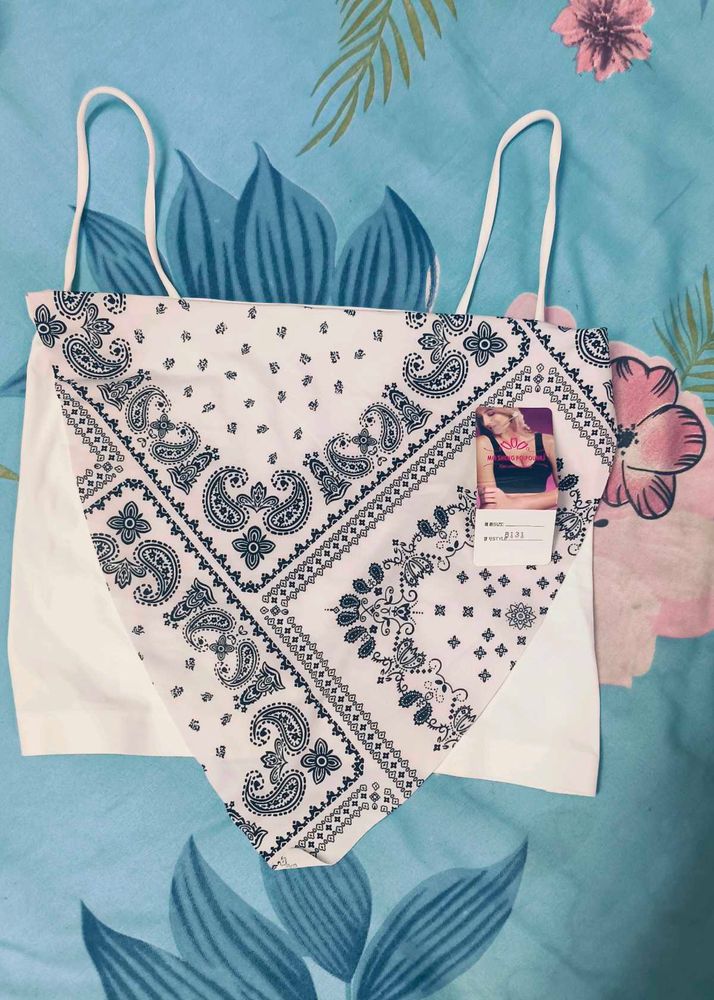 Paisley Print Tank Top