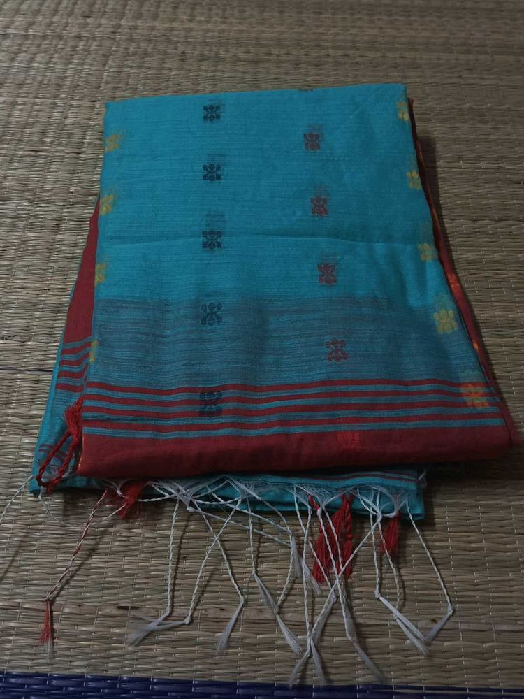 New Silk Cotton saree Without Blouse