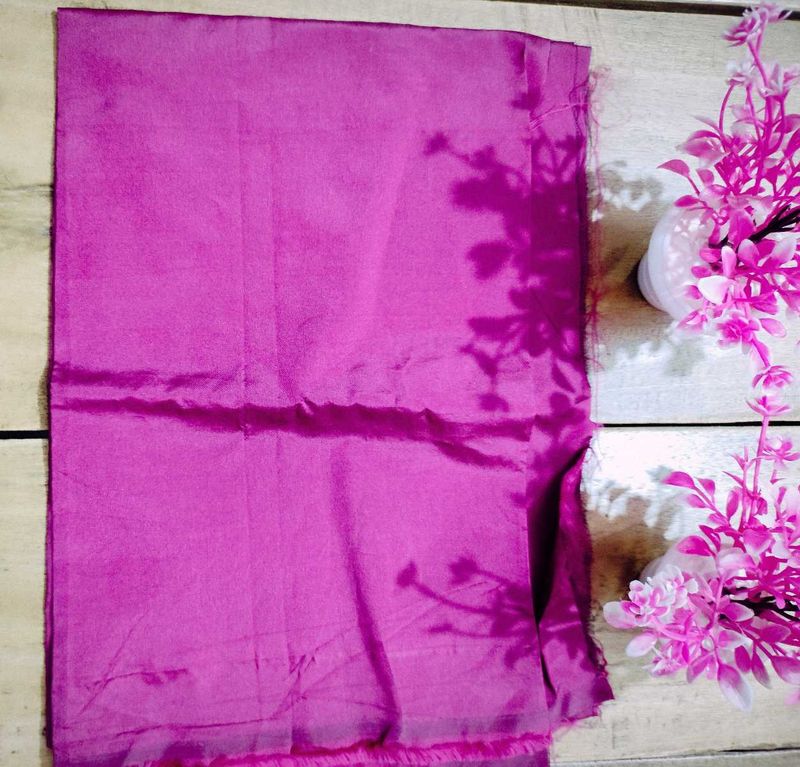 Magenta Blouse Material