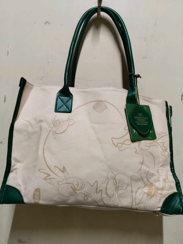Floral Tote Bag Totally New