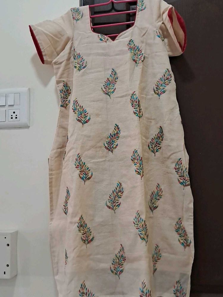 Beautiful Stitched Embroidery Kurti