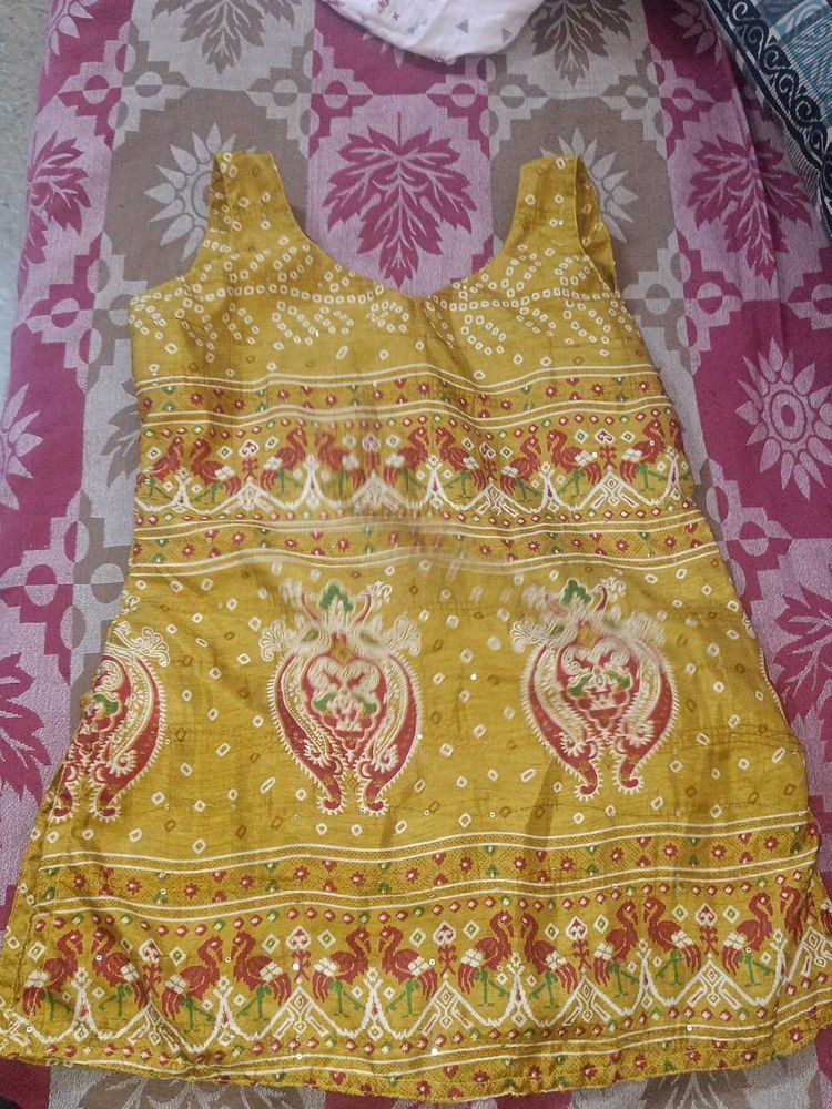 Ethnic Print Sleeveless Tunic
