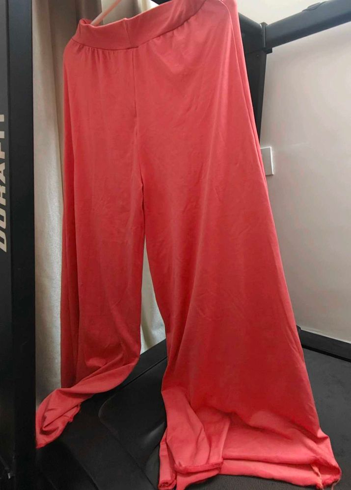 Coral Palazzo Pants