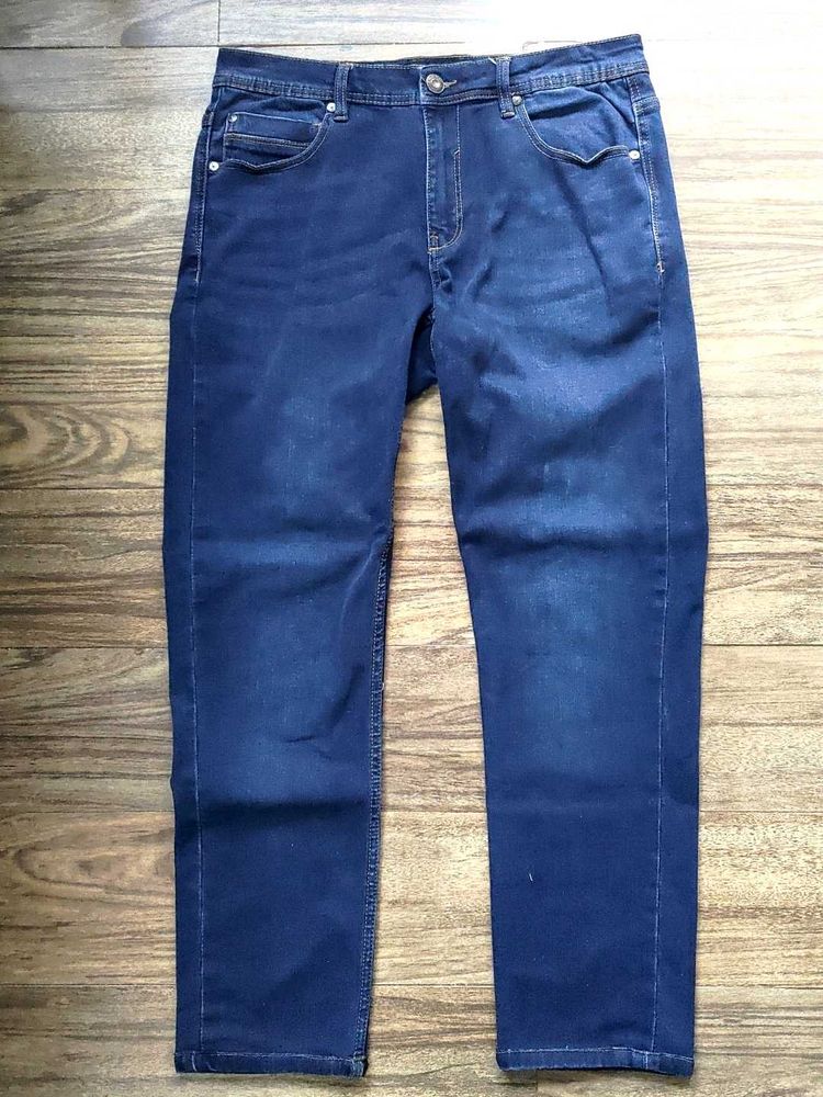 Blue Dark Wash Jeans