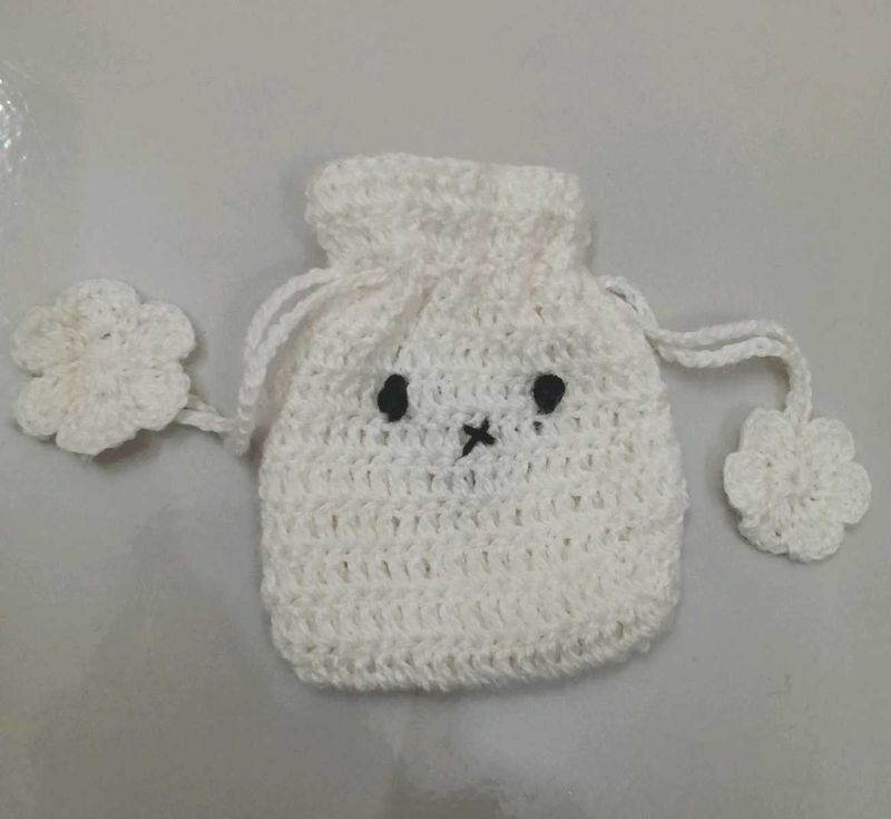 Miffy Crochet Pouch