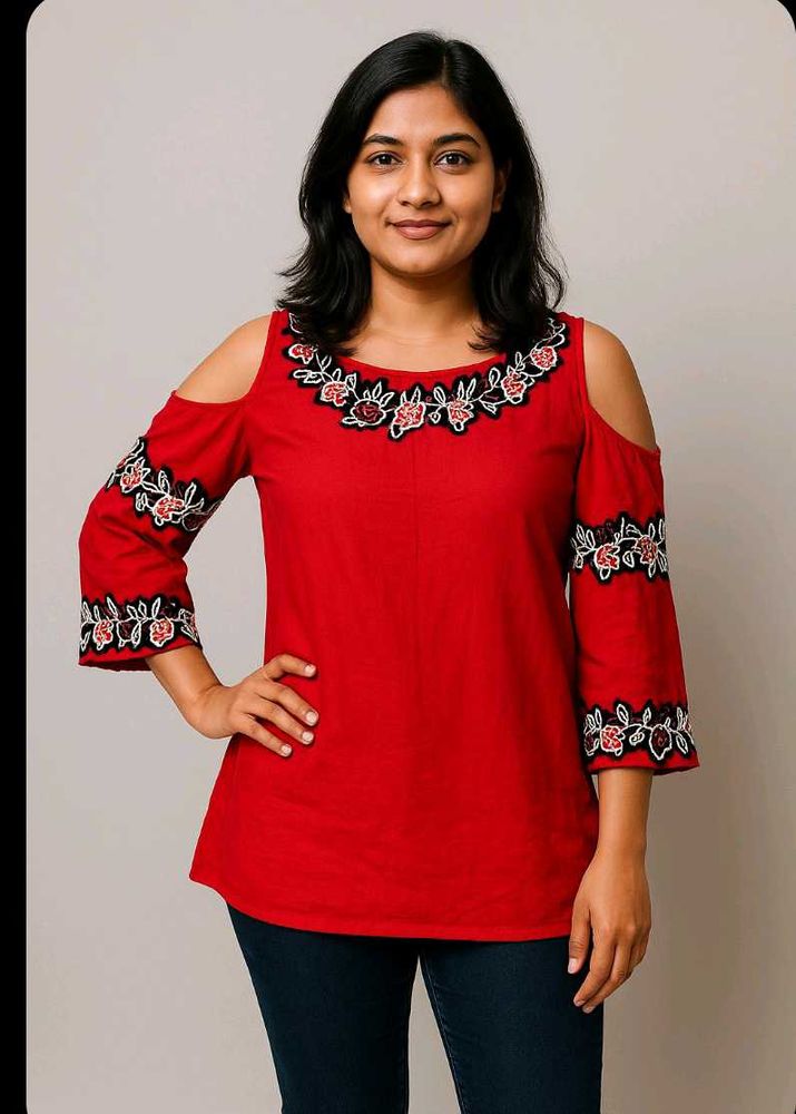 Red Cute Top