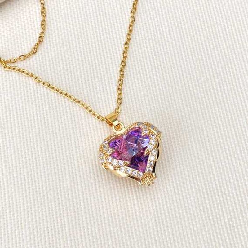 Heart ❤️ shape Pendant With Chain (Combo)