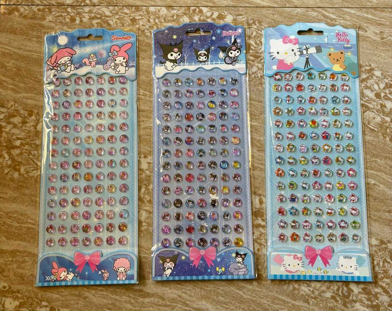 Studded Sanrio Sticker Sheet