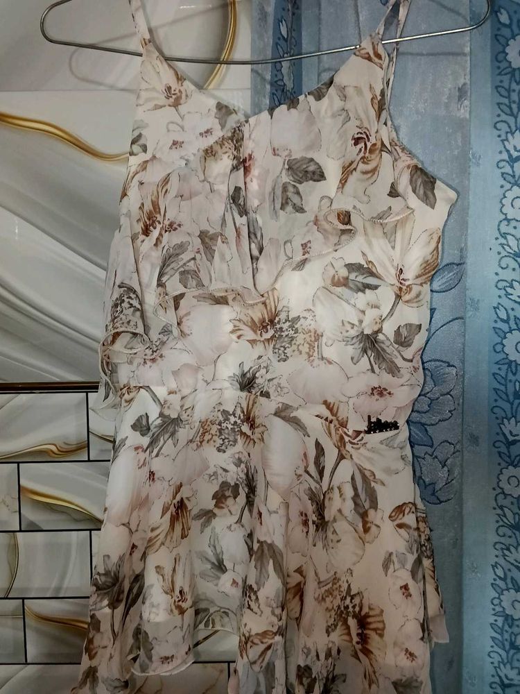 Floral Print Mini Dress