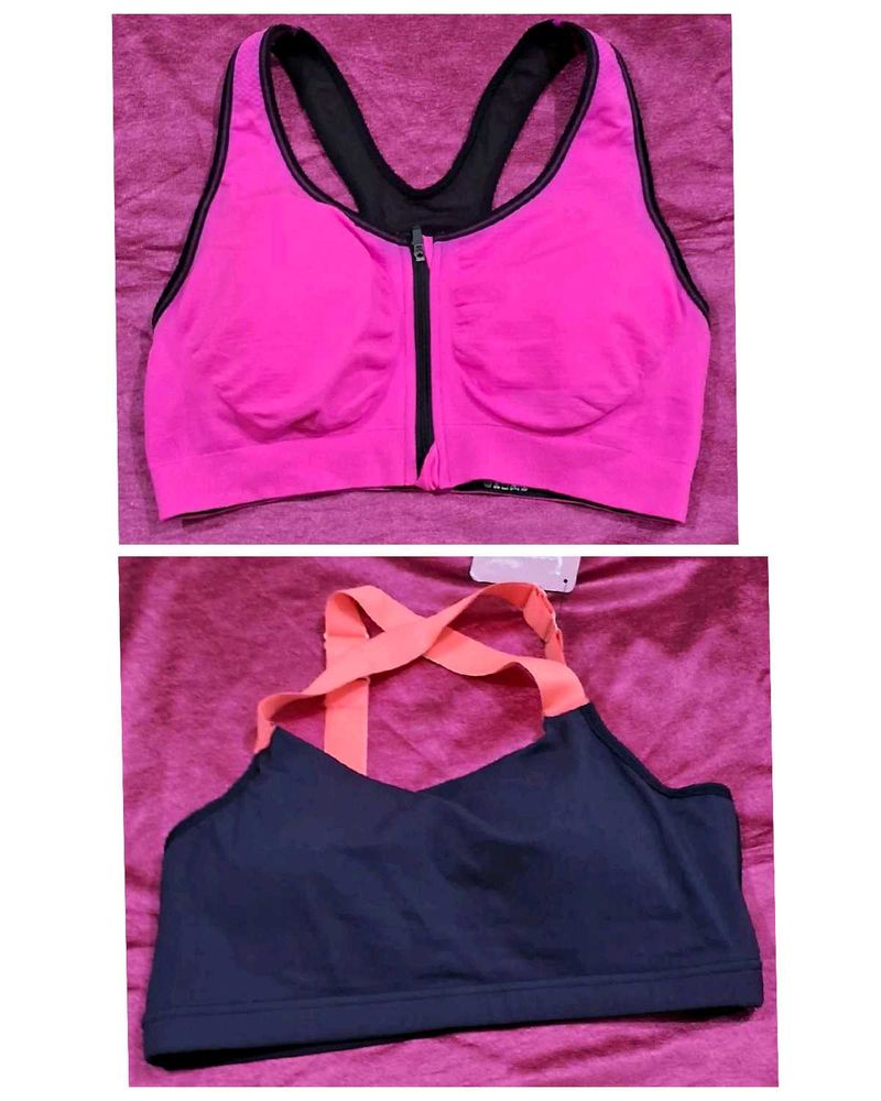 Combo Of 2 Sports Bra Size 38D