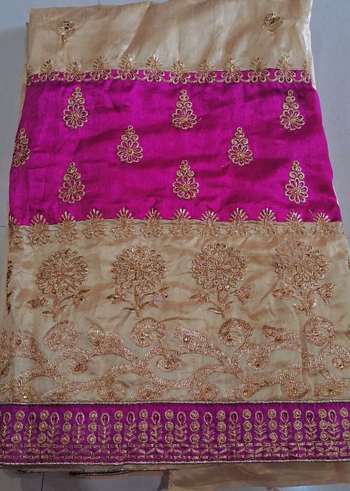 Elegant Pink Saree