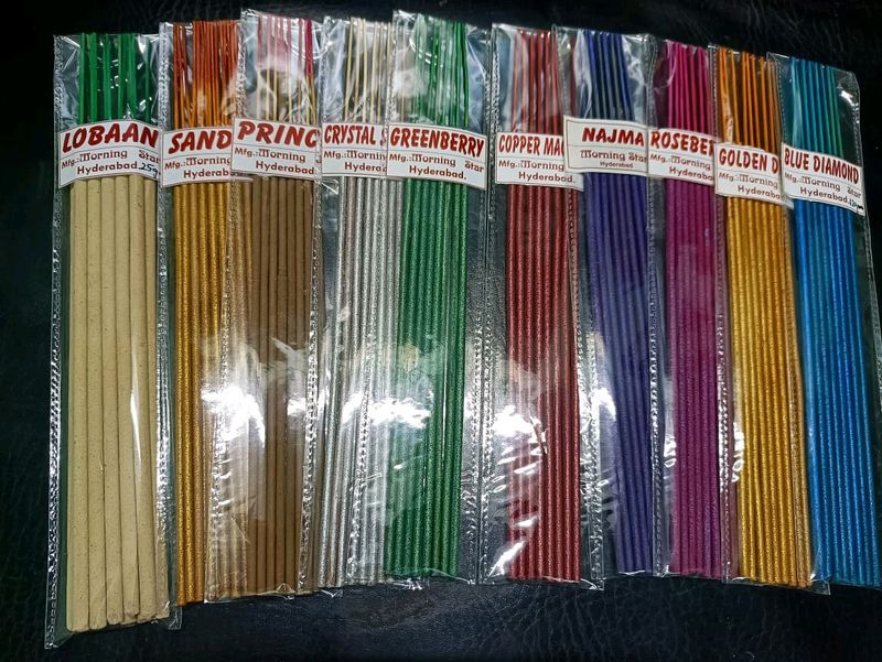 International Perfumed Metallic Multicolour Agarba