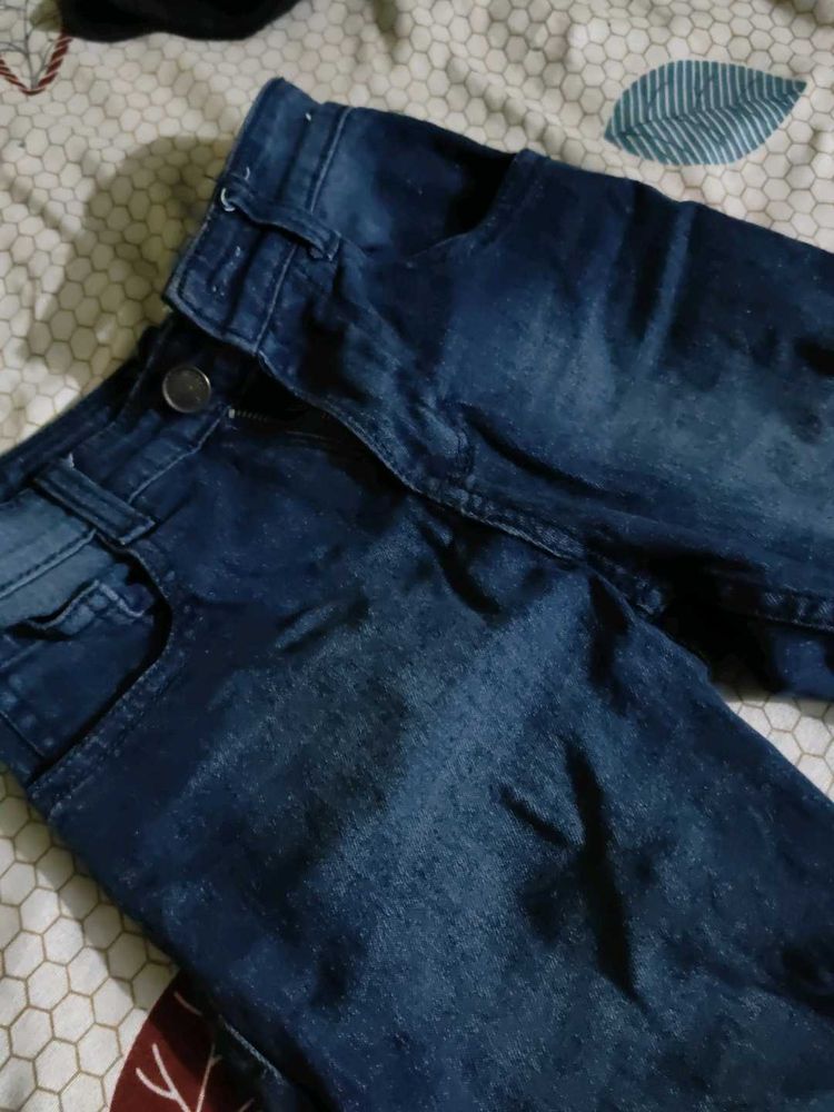 Dark Wash Denim Jeans
