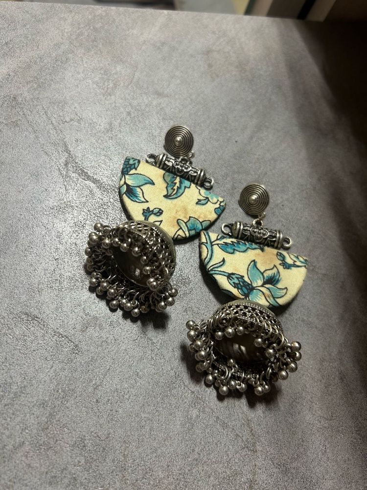Floral Jhumka Earrings