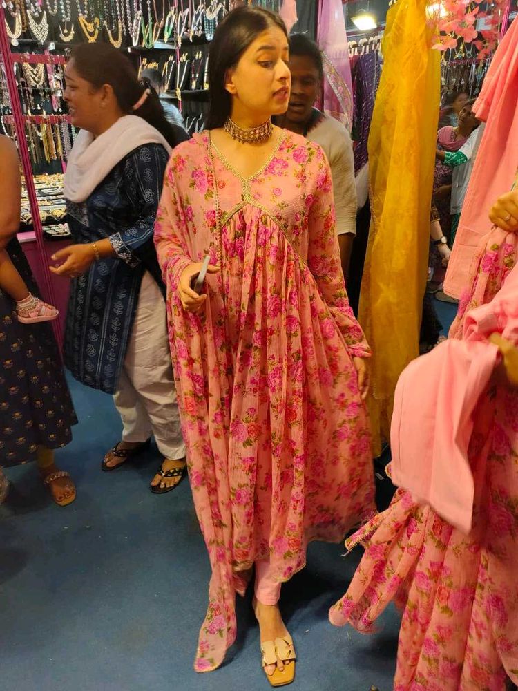 Floral Print Kurta Set