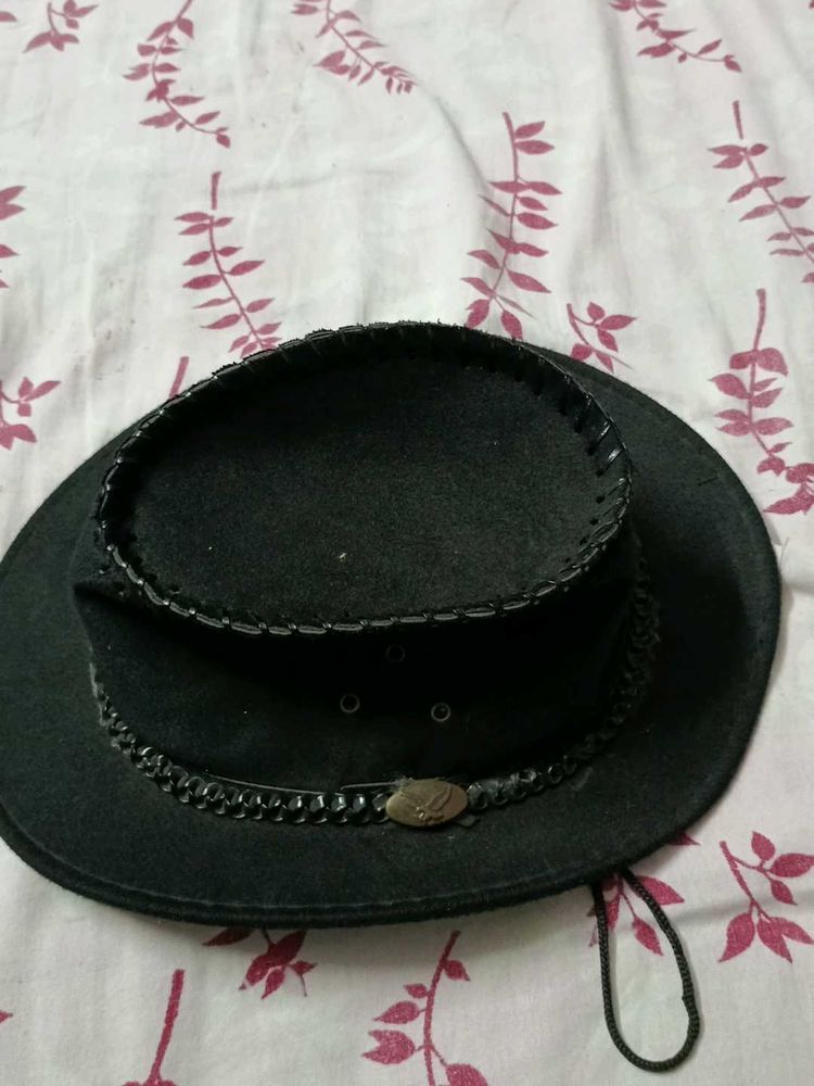 Vintage Black Bush Hat