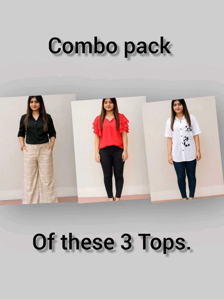 Tops Combo Pack of 3