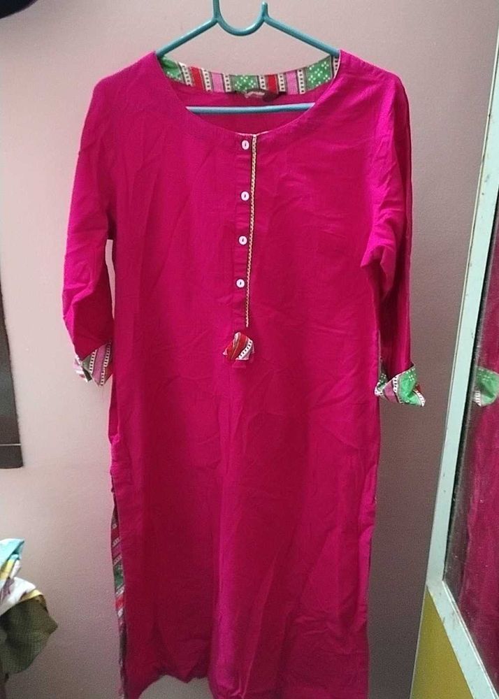 Pink Kurta