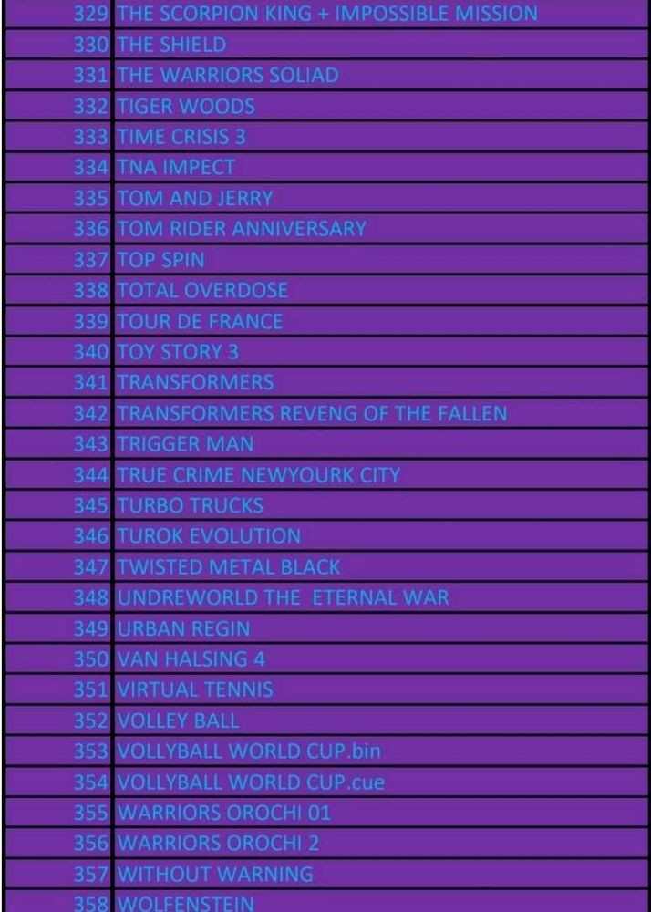 ps2 games available in disk and pendrive