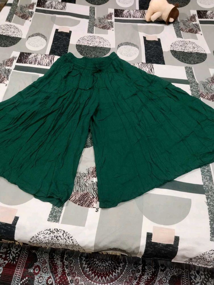 Green Palazzo Pants